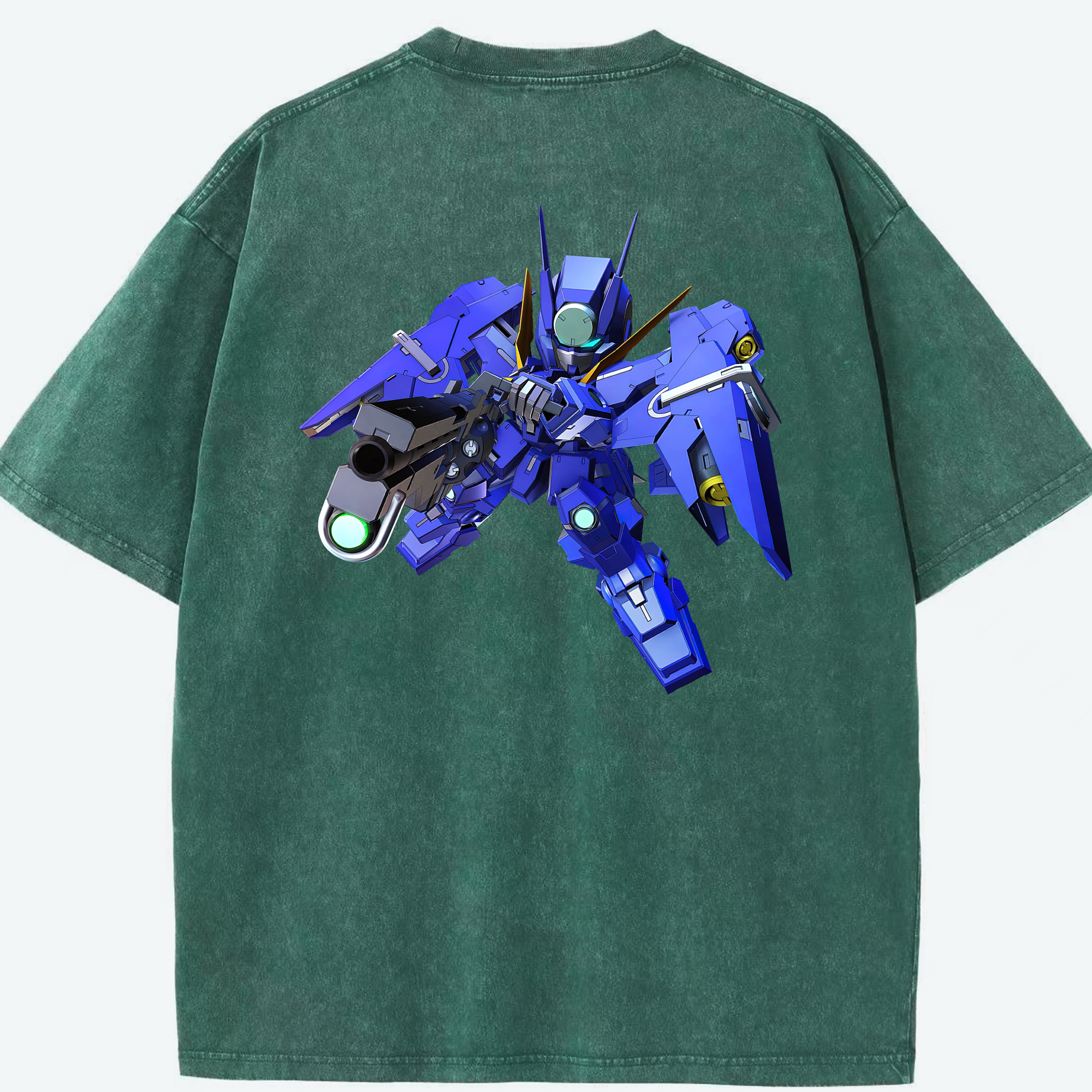 （画像用） 機動戦士ガンダム Mobile Suit Gundam 綿100% ヴィンテージ風 半袖Tシャツ（背面プリント）